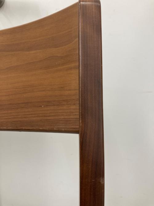 MORITA (モリタ) ダイニングチェア ブラウン×グレー 座面ヨゴレ アンコールチェア