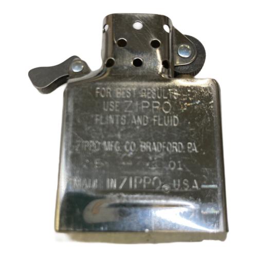 ZIPPO ブラック×ブルー はがれ有 2001年製