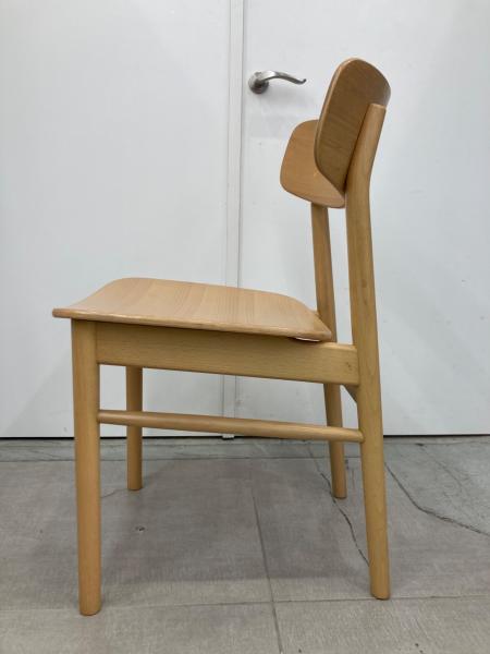 ☘️送料無料⭐️美品⭐️机＋椅子セット⭐️無印良品⭐️パイン材テーブル⭐️廃盤ブナ材チェア 2点セット】無印良品 パイン材折りたたみテーブル ブナ材