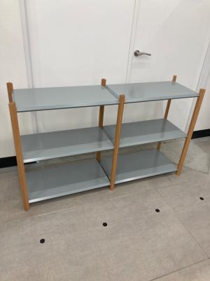 Fulcrum (フルクラム)バゲットシェルフ 3段×2列 グレー×ナチュラル