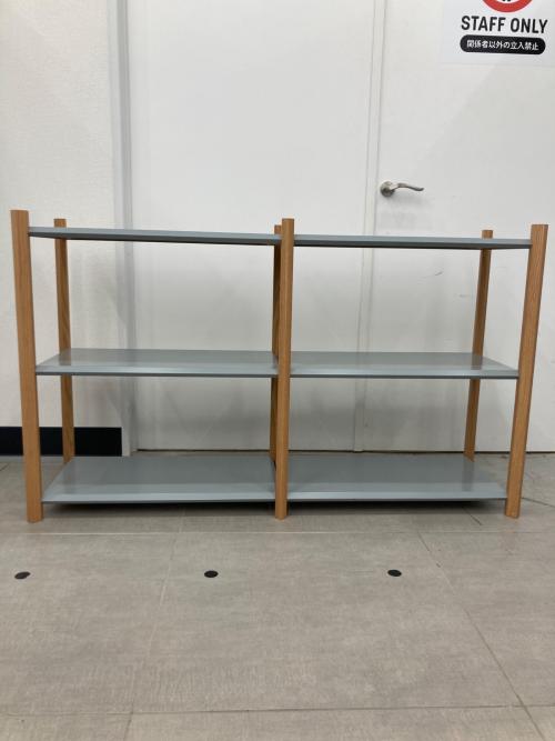 Fulcrum (フルクラム)バゲットシェルフ 3段×2列 グレー×ナチュラル