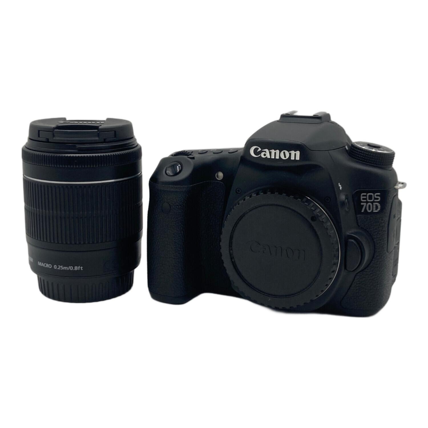 ジャンクCanon EOS 70D EF-S18-55 IS STMレンズキット CANON(キヤノン) EOS 70D EF-S18-55 IS STM レンズキット｜トレファク