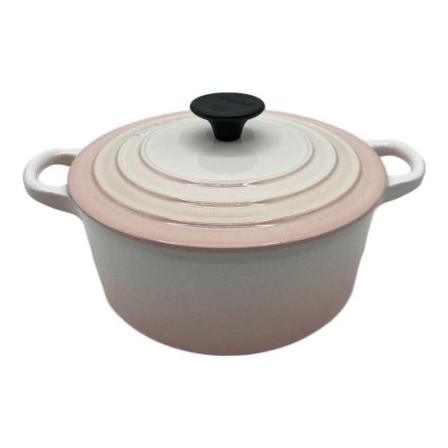 LE CREUSET (ルクルーゼ) 両手鍋 ピンク 未使用品