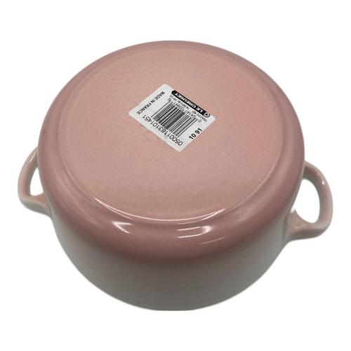 LE CREUSET (ルクルーゼ) 両手鍋 ピンク 未使用品