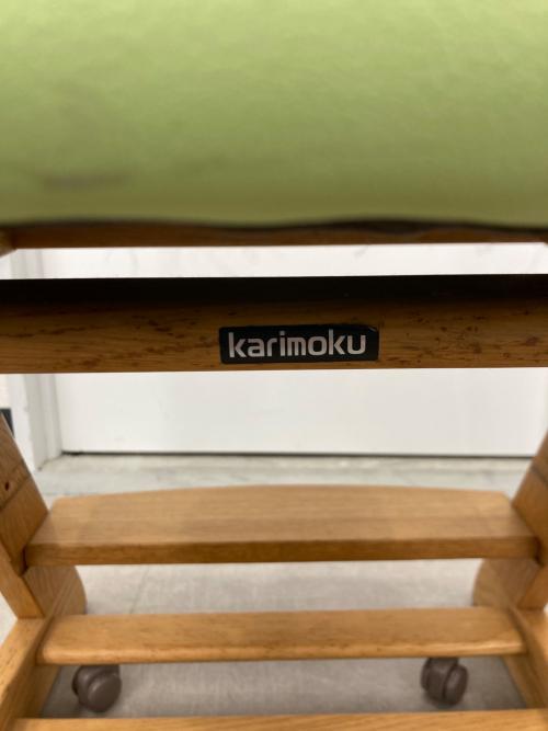 karimoku (カリモク) 学習椅子 XT901GS ライムグリーン×ナチュラル