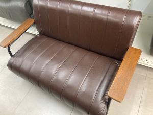 ニトリ 2人掛けソファー 151 ブラウン ステイン