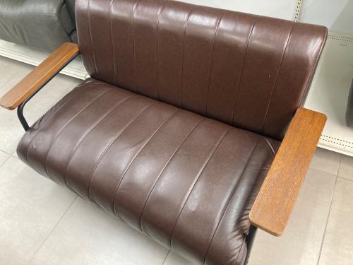 ニトリ 2人掛けソファー 151 ブラウン ステイン