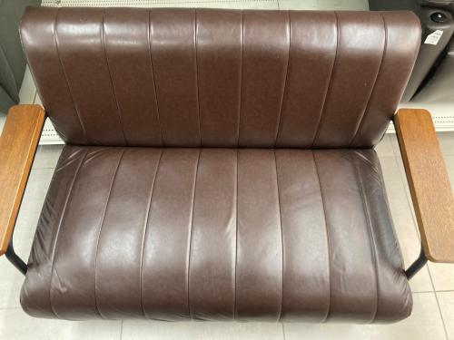 ニトリ 2人掛けソファー 151 ブラウン ステイン