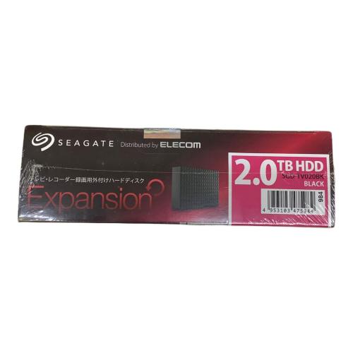 ELECOM (エレコム) テレビ・レコーダー録画用外付けハードディスク  SGD-TV020BK 2015年ﾓﾃﾞﾙ