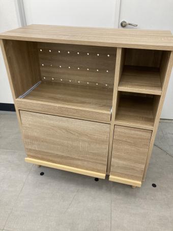 イーナ キッチンカウンター ブラウン トニー