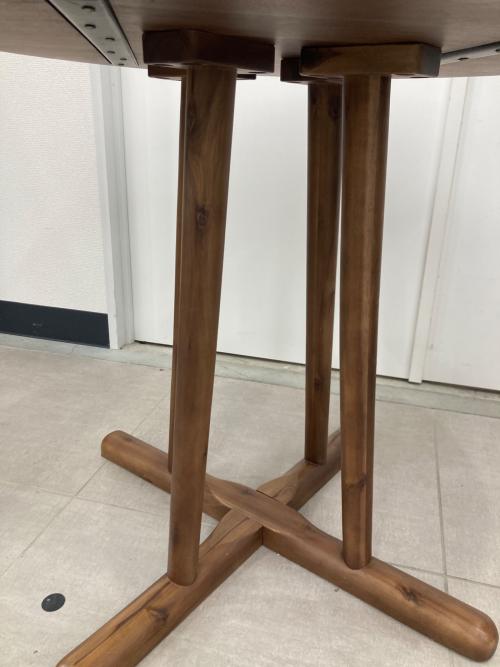 ナフコ ダイニングテーブル 79 ブラウン