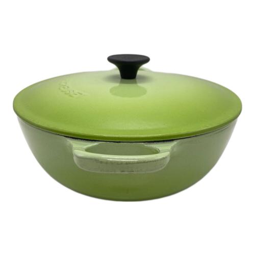 LE CREUSET (ルクルーゼ) 鍋 22 グリーン