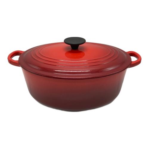 LE CREUSET (ルクルーゼ) 鍋 27 レッド　ココットオーバル
