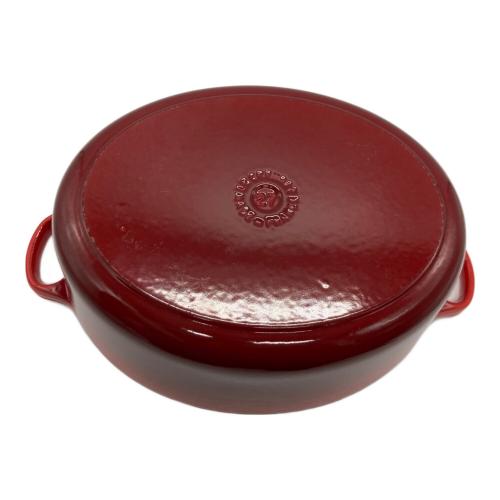 LE CREUSET (ルクルーゼ) 鍋 27 レッド　ココットオーバル