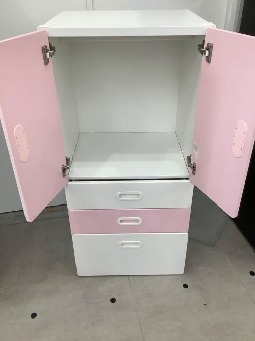 IKEA (イケア) ワードローブ ピンク×ホワイト