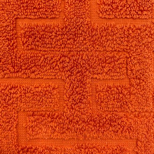 HERMES(エルメス) フェイスタオル ラビリンス オレンジ