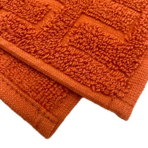 HERMES(エルメス) フェイスタオル ラビリンス オレンジ