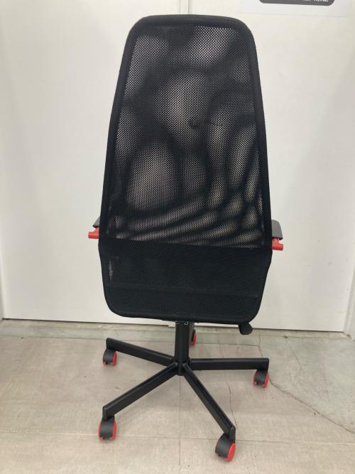 IKEA (イケア) ゲーミングチェア ブラック×レッド HUVUDSPELARE フーヴドスペラレ