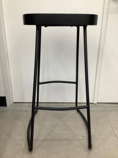 KANADEMONO (カナデモノ) ハイスツール STL-K05-BK 178 ブラック