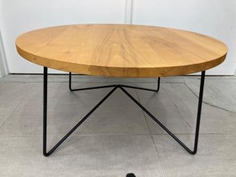 LIFE FURNITURE (ライフファニチャー) ローテーブル 178 ナチュラル×ブラック TH ASH LOW TABLE