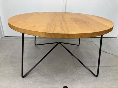 LIFE FURNITURE (ライフファニチャー) ローテーブル 178 ナチュラル×ブラック TH ASH LOW TABLE