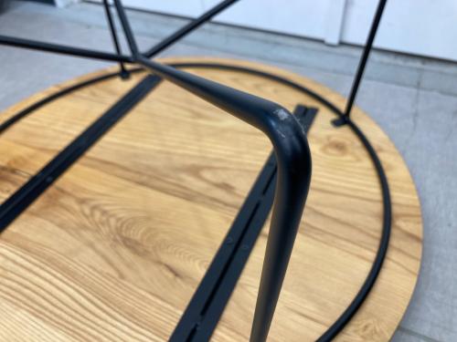 LIFE FURNITURE (ライフファニチャー) ローテーブル 178 ナチュラル×ブラック TH ASH LOW TABLE