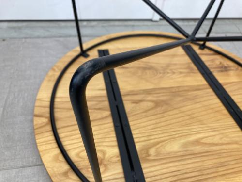 LIFE FURNITURE (ライフファニチャー) ローテーブル 178 ナチュラル×ブラック TH ASH LOW TABLE