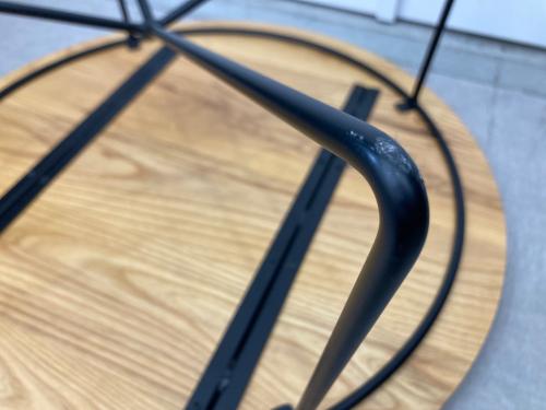 LIFE FURNITURE (ライフファニチャー) ローテーブル 178 ナチュラル×ブラック TH ASH LOW TABLE