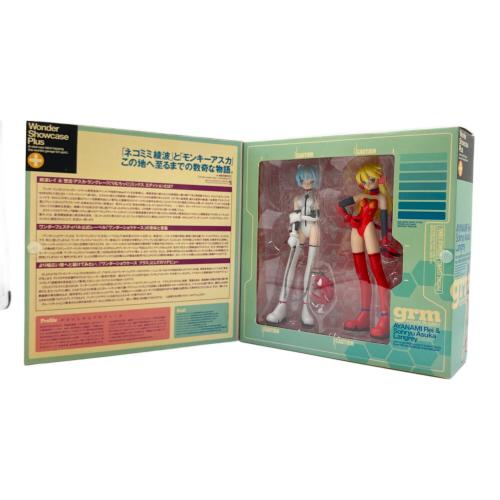 ネコミミ綾波＆モンキーアスカ フィギュア 新世紀エヴァンゲリオン ぐりむろっく