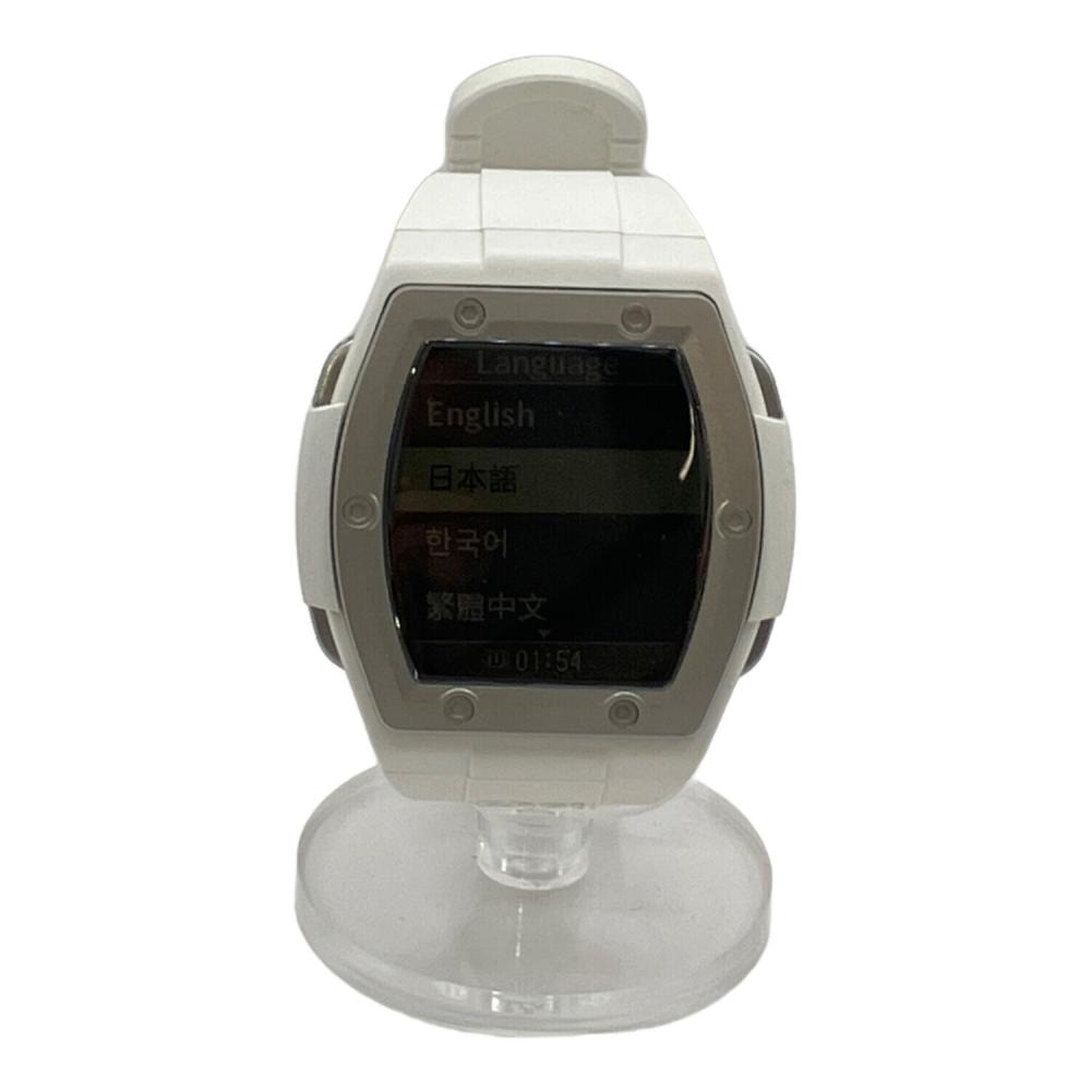 【美品】ShotNavi（ショットナビ） Crest ホワイト Shot Navi (ショット ナビ) ゴルフ用品 Crest Ⅱ ホワイト ゴルフGPS