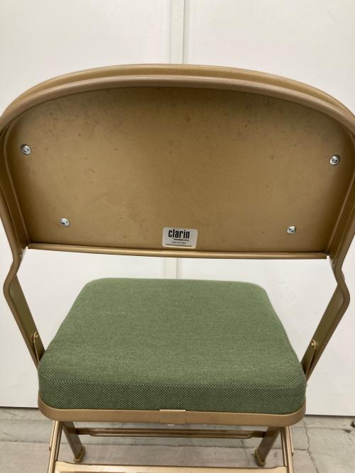 clarin (クラリン) フルクッションフォールディングチェア 346 グリーン