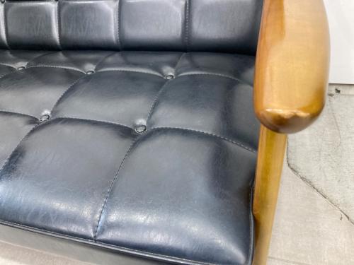 2人掛けソファー Kチェア 2シーター  スタンダードブラック