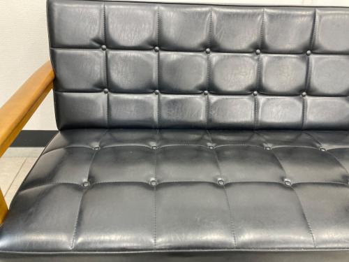 2人掛けソファー Kチェア 2シーター  スタンダードブラック