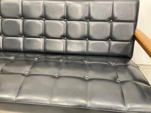 2人掛けソファー Kチェア 2シーター  スタンダードブラック