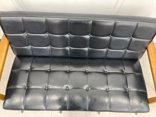 2人掛けソファー Kチェア 2シーター  スタンダードブラック