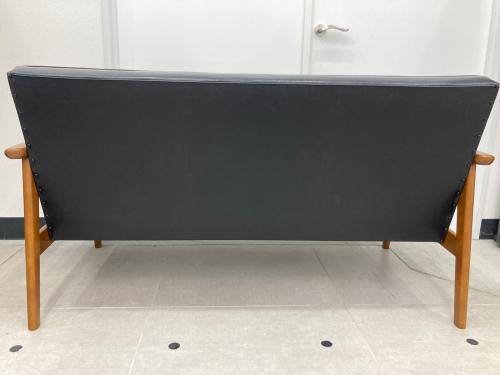 2人掛けソファー Kチェア 2シーター  スタンダードブラック