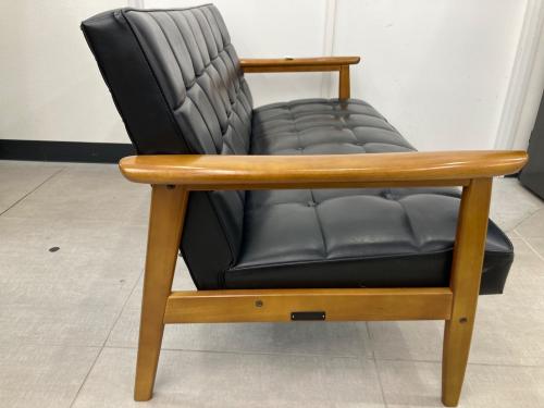 2人掛けソファー Kチェア 2シーター  スタンダードブラック