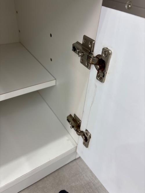 ニトリ キッチンカウンター ホワイト アルミナ2100CTWH