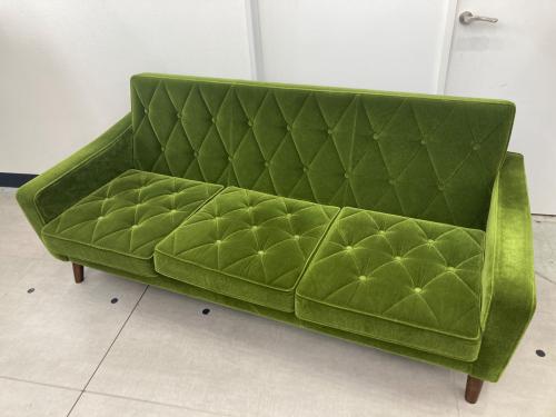 カリモク60 (カリモクロクマル) ロビーチェア モケットグリーン