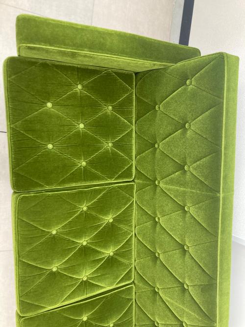 カリモク60 (カリモクロクマル) ロビーチェア モケットグリーン