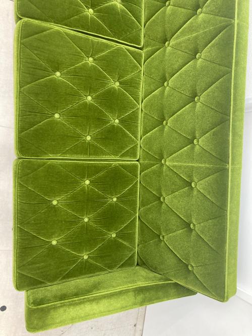 カリモク60 (カリモクロクマル) ロビーチェア モケットグリーン