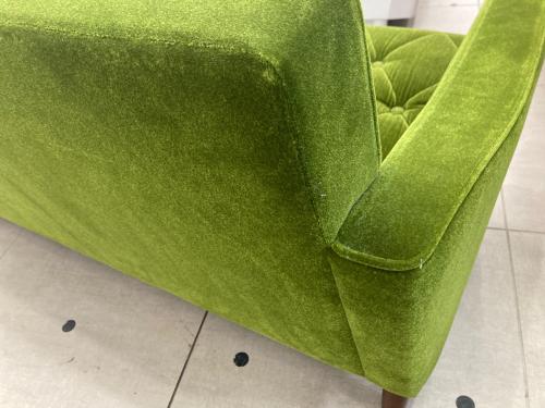 カリモク60 (カリモクロクマル) ロビーチェア モケットグリーン