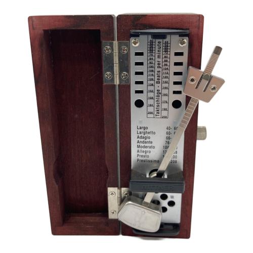 Wittner (ウィットナー) メトロノーム タクテルスーパーミニ マホガニー調 つや消し仕上げ