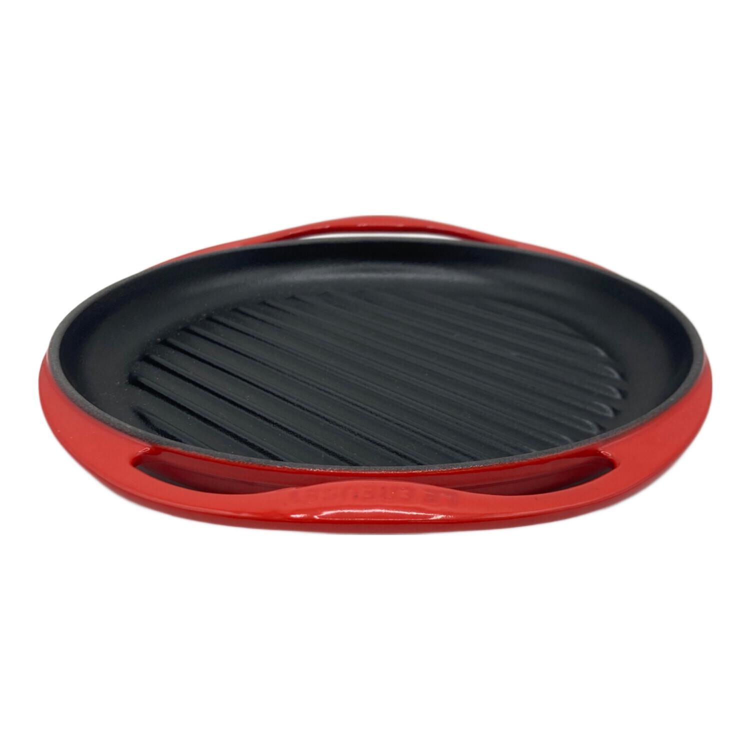 LE CREUSET(ルクルーゼ) ラウンド・グリル 25cm チェリーレッド
