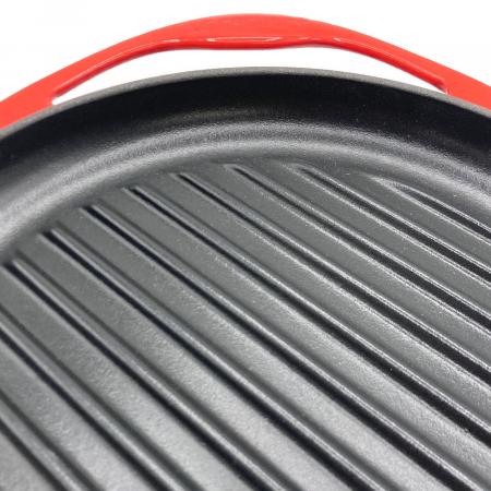 LE CREUSET(ルクルーゼ) ラウンド・グリル 25cm チェリーレッド