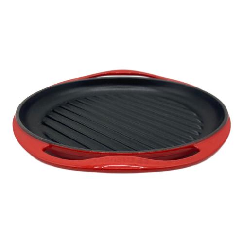 LE CREUSET(ルクルーゼ) ラウンド・グリル 25cm チェリーレッド