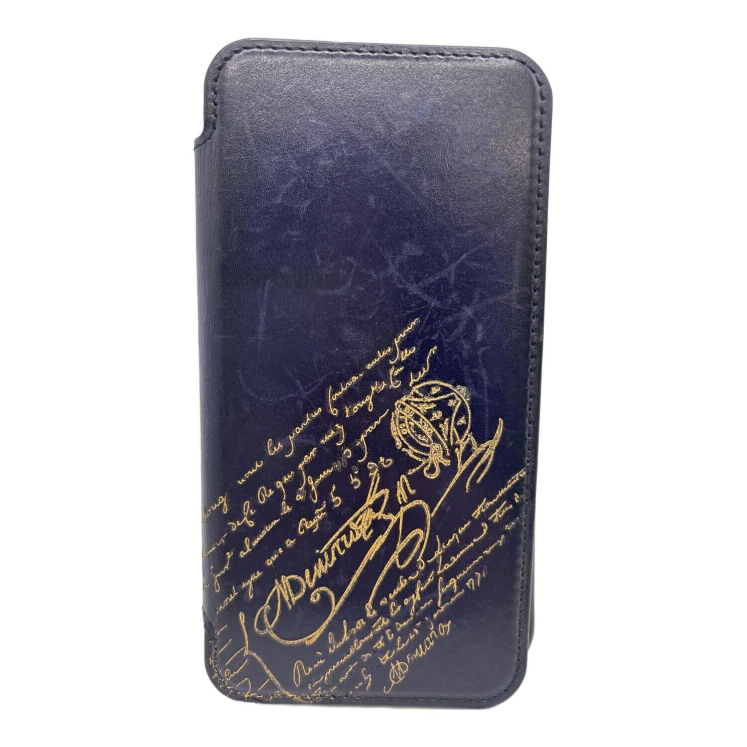 Berluti (ベルルッティ) 手帳型スマホケース カリグラフィ ゴールデン Berluti (ベルルッティ) 手帳型スマホケース カリグラフィ ゴールデン