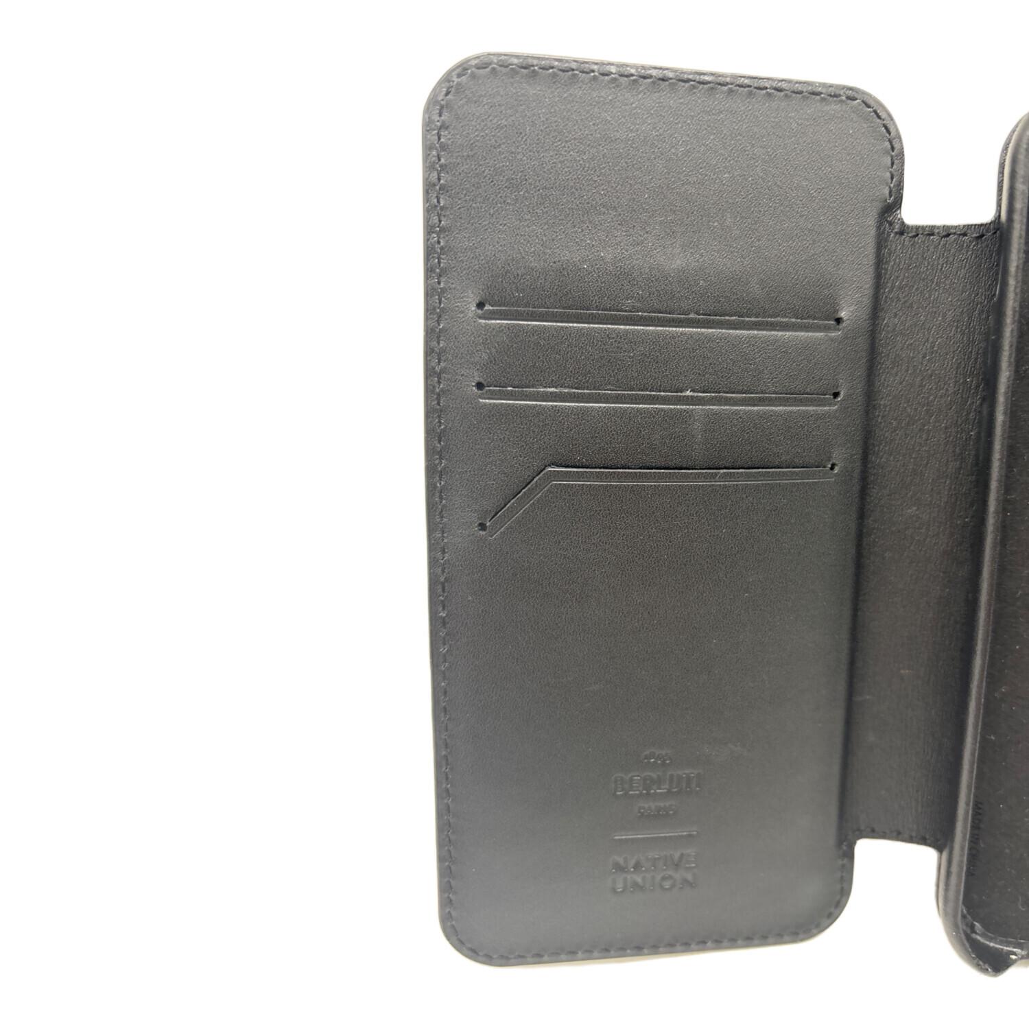 BERLUTI　ベルルッティ　iPhoneケース　手帳　カリグラフィー 美品 ベルルッティ カリグラフィ 手帳型 ヴェネチアンレザー レザー