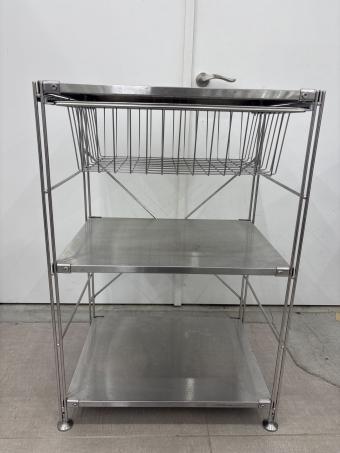 無印良品 (ムジルシリョウヒン) ステンレスユニットシェルフ シルバー