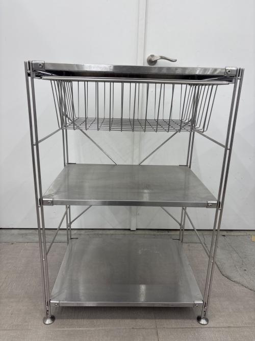 無印良品 (ムジルシリョウヒン) ステンレスユニットシェルフ シルバー